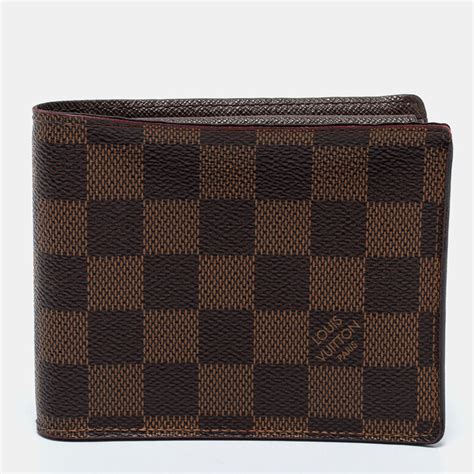 lv dark brown florin wallet|Louis Vuitton Damier Ebene Florin Wallet QJACMXLSKB001.